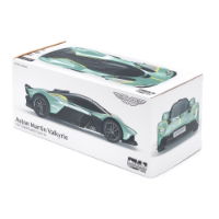 1:24 Scale Aston Martin Valkyrie Remote Control Car - Sage Green. Closed Box