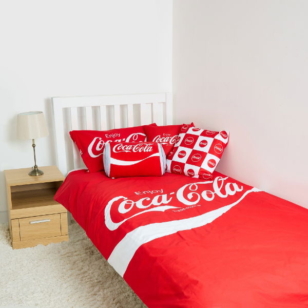Coca-Cola Officially Licensed Core Duvet Set - Single