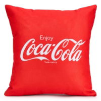 Coca-Cola Officially Licensed Core Square Cushion (Filled)