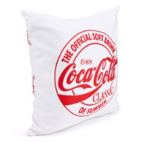 Coca-Cola Officially Licensed Core Cushion Cover - White