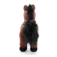 Chris The Horse Dark Brown Plush Toy Medium