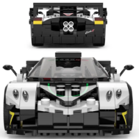 1:28 Pagani Zonda R Bricks/Assemble car WHITE
