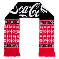 Coca-Cola Officially Licensed Xmas Scarf - Black 