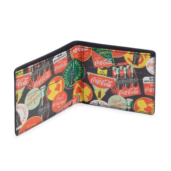 Coca-Cola Black Leather Wallet – Retro Interior Design