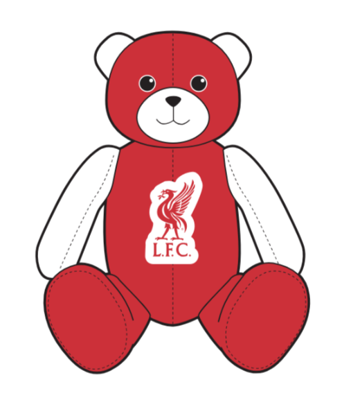 Liverpool Beanie Bear Plush Toy (2025 Design)