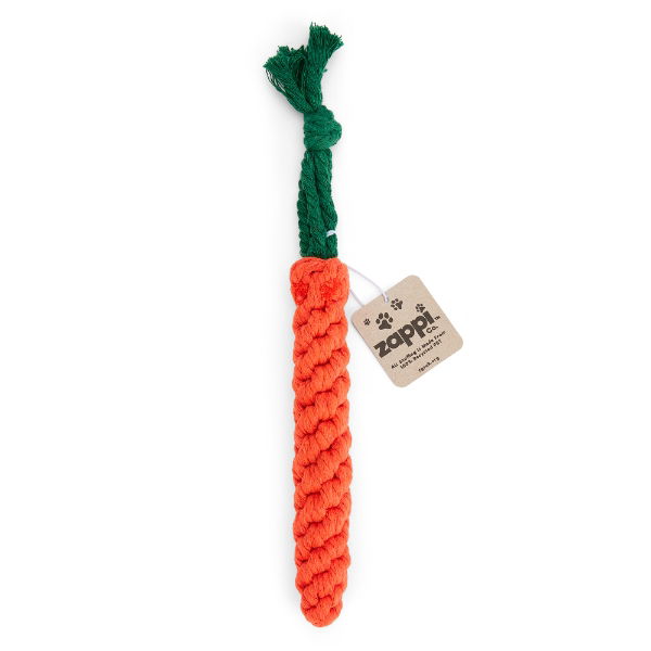 Pet Toy Two Pack - Rope Carrot