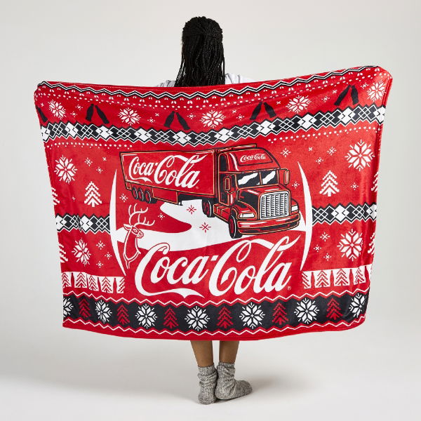 Coca-Cola Officially Licensed Xmas Flannel Fleece