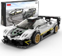 1:28 Pagani Zonda R Bricks/Assemble car WHITE