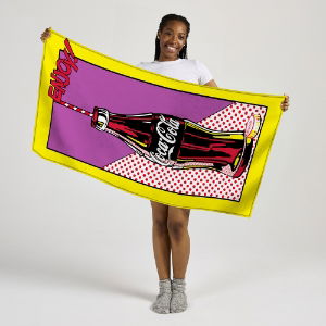 Coca-Cola Officially Licensed Pop Beach Towel