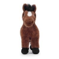 Chris The Horse Dark Brown Plush Toy Medium
