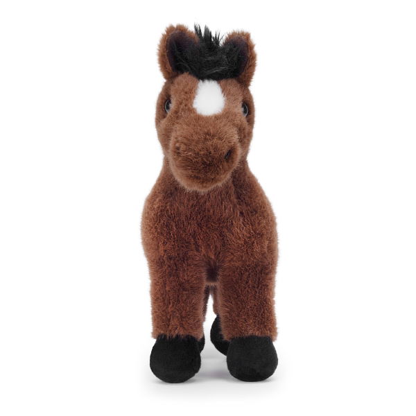 Chris The Horse Dark Brown Plush Toy Medium