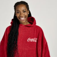 Coca-Cola Officially Licensed Core Dry Robe  M 5'1 - 6'