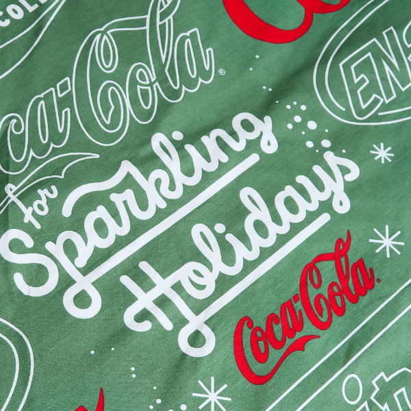 Coca-Cola Officially Licensed Xmas Duvet Set - Single