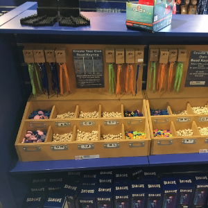 BYOK stand in a Sealife Centre Shop