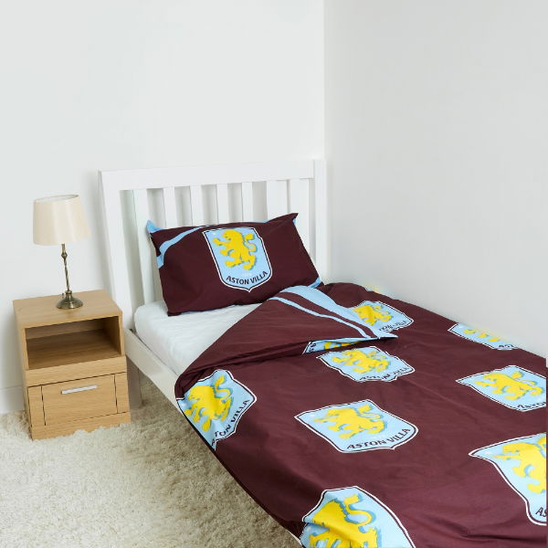 Aston Villa Duvet Set - Single