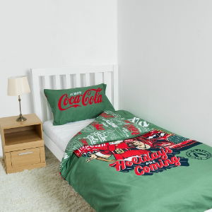 Coca-Cola Officially Licensed Xmas Duvet Set - Single