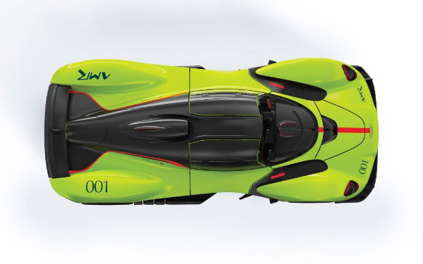 1:24 scale Aston Martin Valkyrie - Lime Green RC CARS