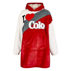 Coca-Cola Officially Licensed Love Hoodie - Adult 