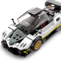 1:28 Pagani Zonda R Bricks/Assemble car WHITE