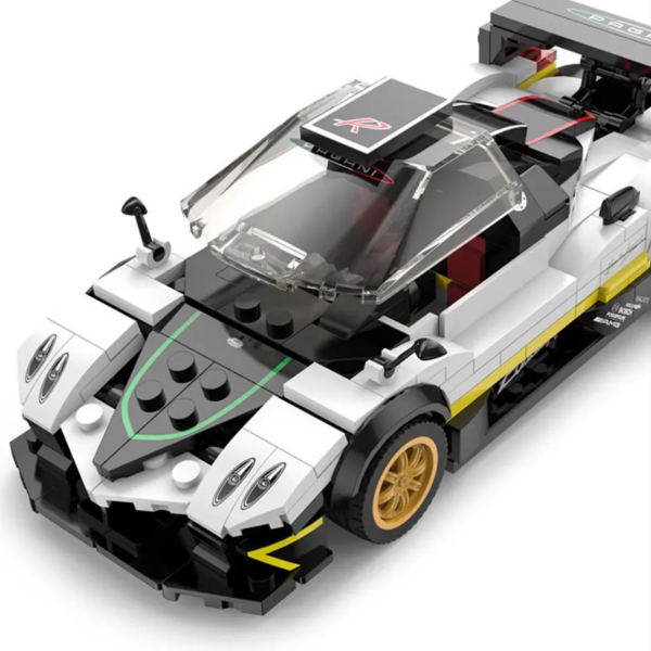 1:28 Pagani Zonda R Bricks/Assemble car WHITE