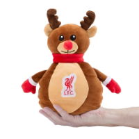 Liverpool FC Reindeer Xmas Squashie Soft Toy