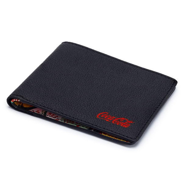 Coca-Cola Black Leather Wallet – Retro Interior Design