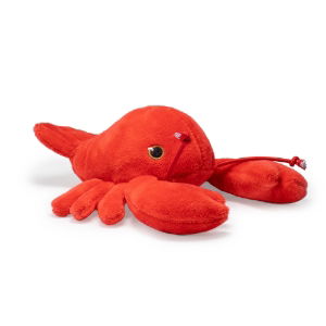 Red Lobster Plush on a white background