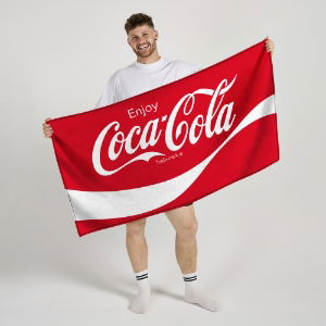 Coca-Cola Officially Licensed Core Beach Towel
