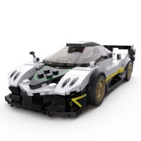 1:28 Pagani Zonda R Bricks/Assemble car WHITE