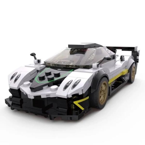 1:28 Pagani Zonda R Bricks/Assemble car WHITE