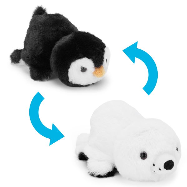 Reversible Plush Toy - Seal/Penguin 15cm
