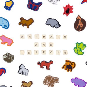 BYOK Shaped Bead SINGLE SIDED Animals & Insects -  Multiple Design Options