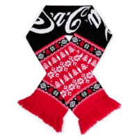 Coca-Cola Officially Licensed Xmas Scarf - Black 