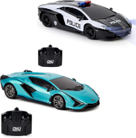 1:24 Scale Remote Control Lambo Police Car Vs Sian Twin pack