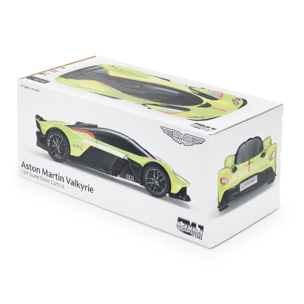 1:24 scale Aston Martin Valkyrie Remote Control Car - Lime Green
