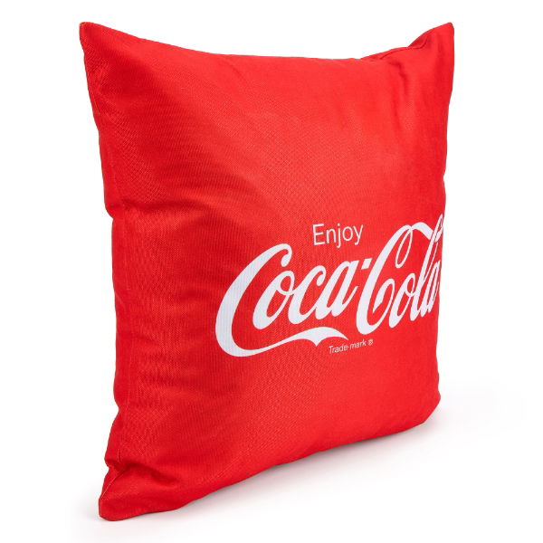Coca-Cola Officially Licensed Core Square Cushion (Filled)