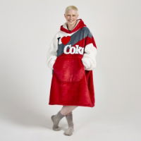 Coca-Cola Officially Licensed Love Hoodie - Adult 