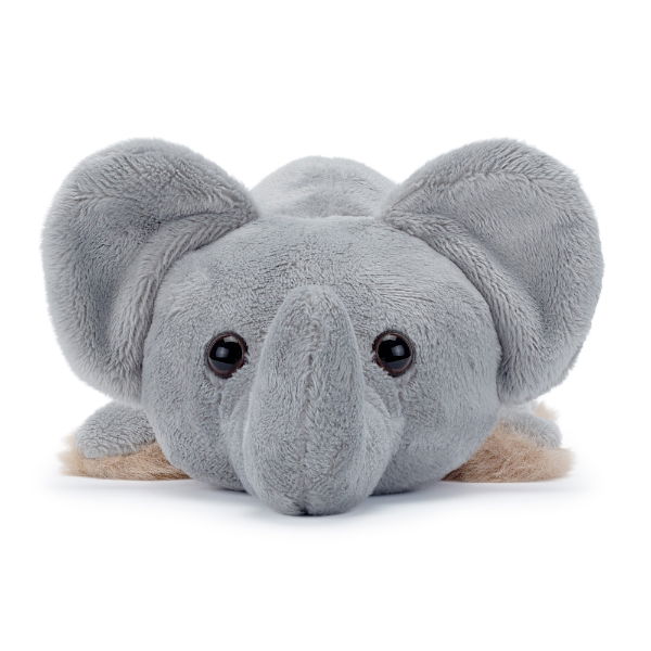 Reversible Plush Toy - Elephant/Lion 15cm