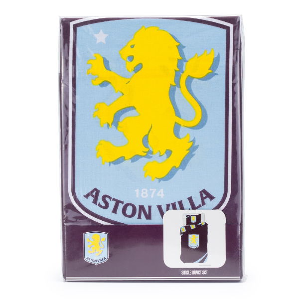 Aston Villa Duvet Set - Single