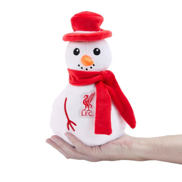 Liverpool FC Snowman Xmas Squashie Soft Toy