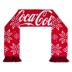 Coca-Cola Officially Licensed Xmas Scarf - Red 