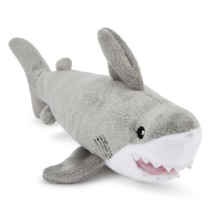 Shark Plush on white background