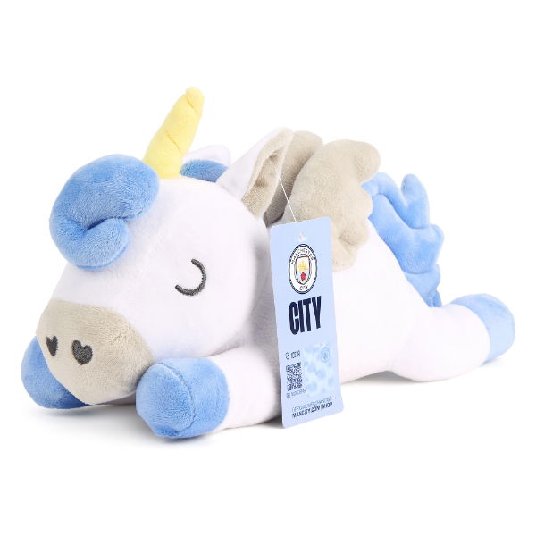 Manchester City Blue Unicorn Plush Toy
