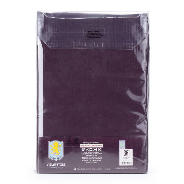 Aston Villa Duvet Set - Single