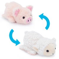Reversible Plush Toy - Pig/Sheep 15cm
