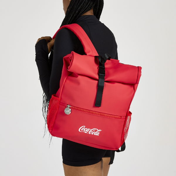 Coca-Cola Officially Licensed Core Lifestyle Roll Top Bag