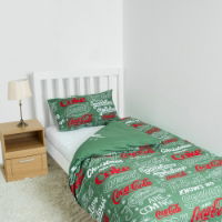 Coca-Cola Officially Licensed Xmas Duvet Set - Single